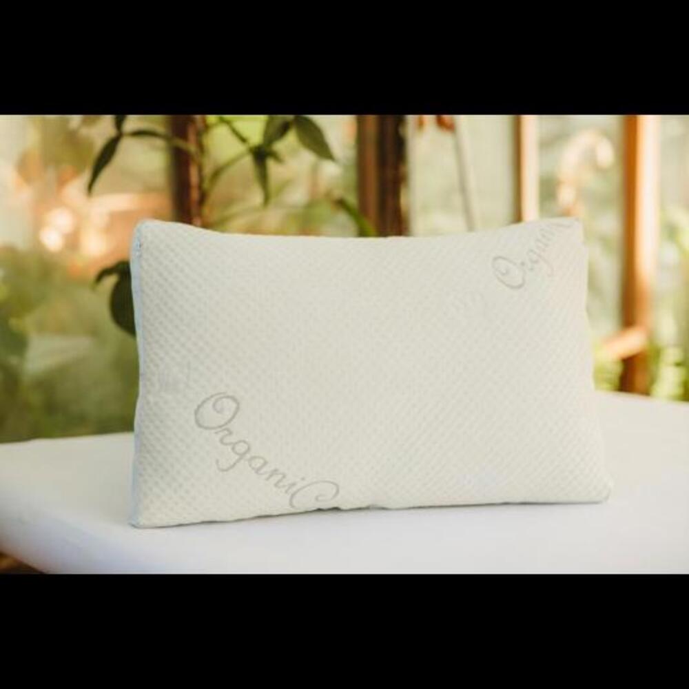 Nest Easy Breather Organic Cotton Standard Bed Pillow-Luxury